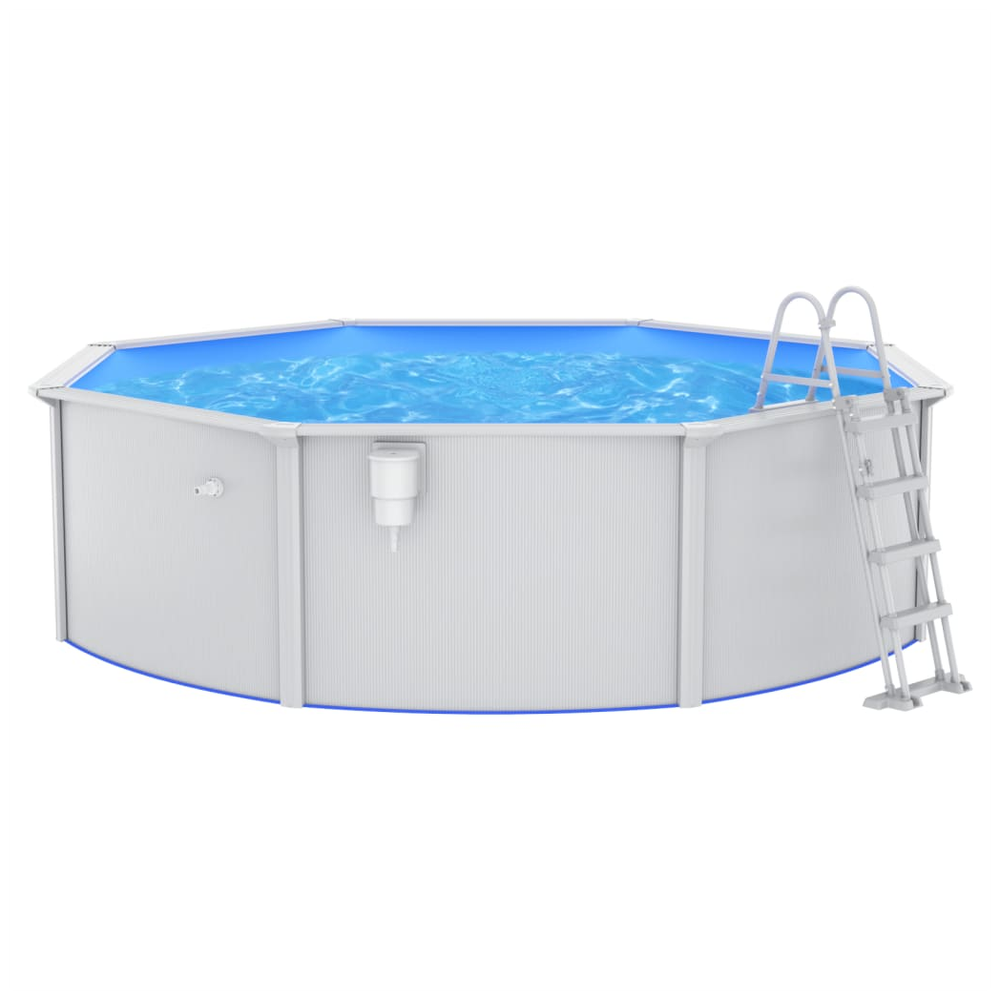 Swimming Pool with Safety Ladder 460x120 cm