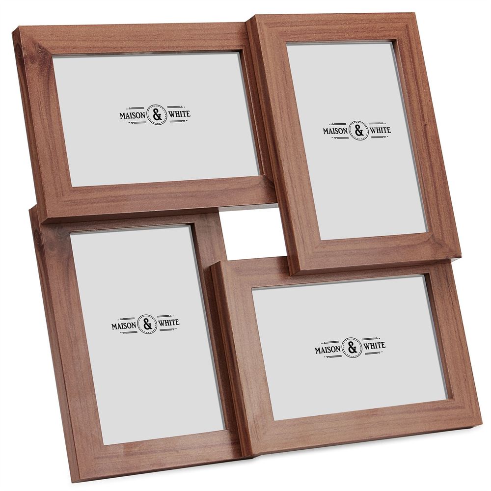 Multi Picture Aperture 6" x 4" Photo Frame Wood | M&W