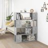 Book Cabinet Room Divider White 100x24x124 cm