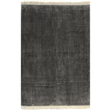 Rug Cotton in Anthracite Taupe, Blue & Pink