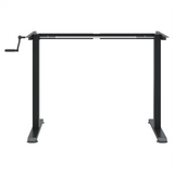 Standing Desk Frame Black (94-135)x60x(70-114) cm Steel