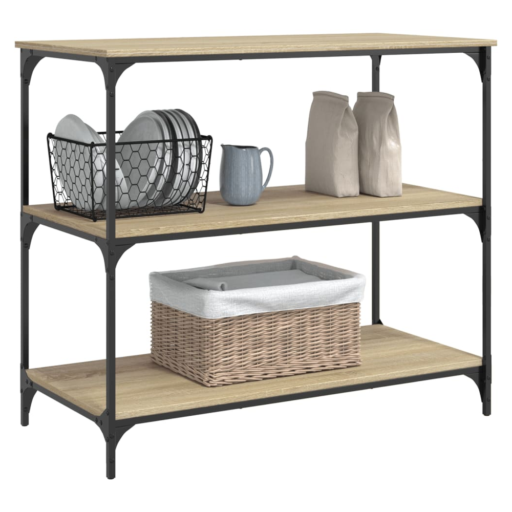 Kitchen Trolley Sonoma Oak 102x50x95 cm Engineered Wood