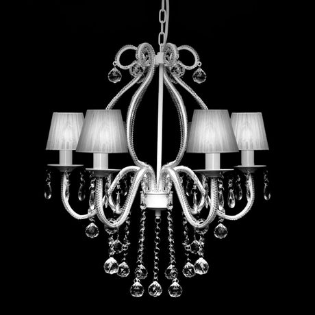 Chandelier with 2300 Crystals White