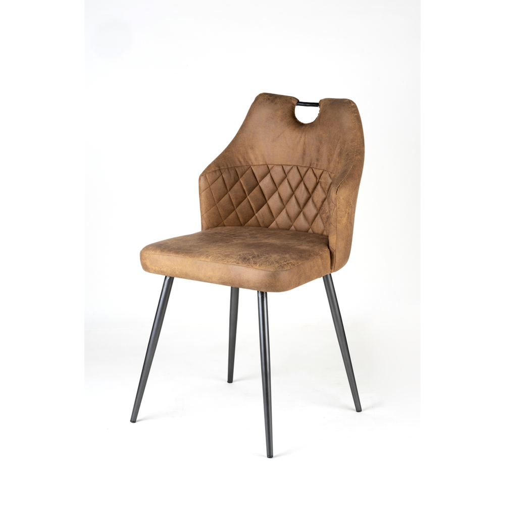 86CM LEATHER DINING CHAIR