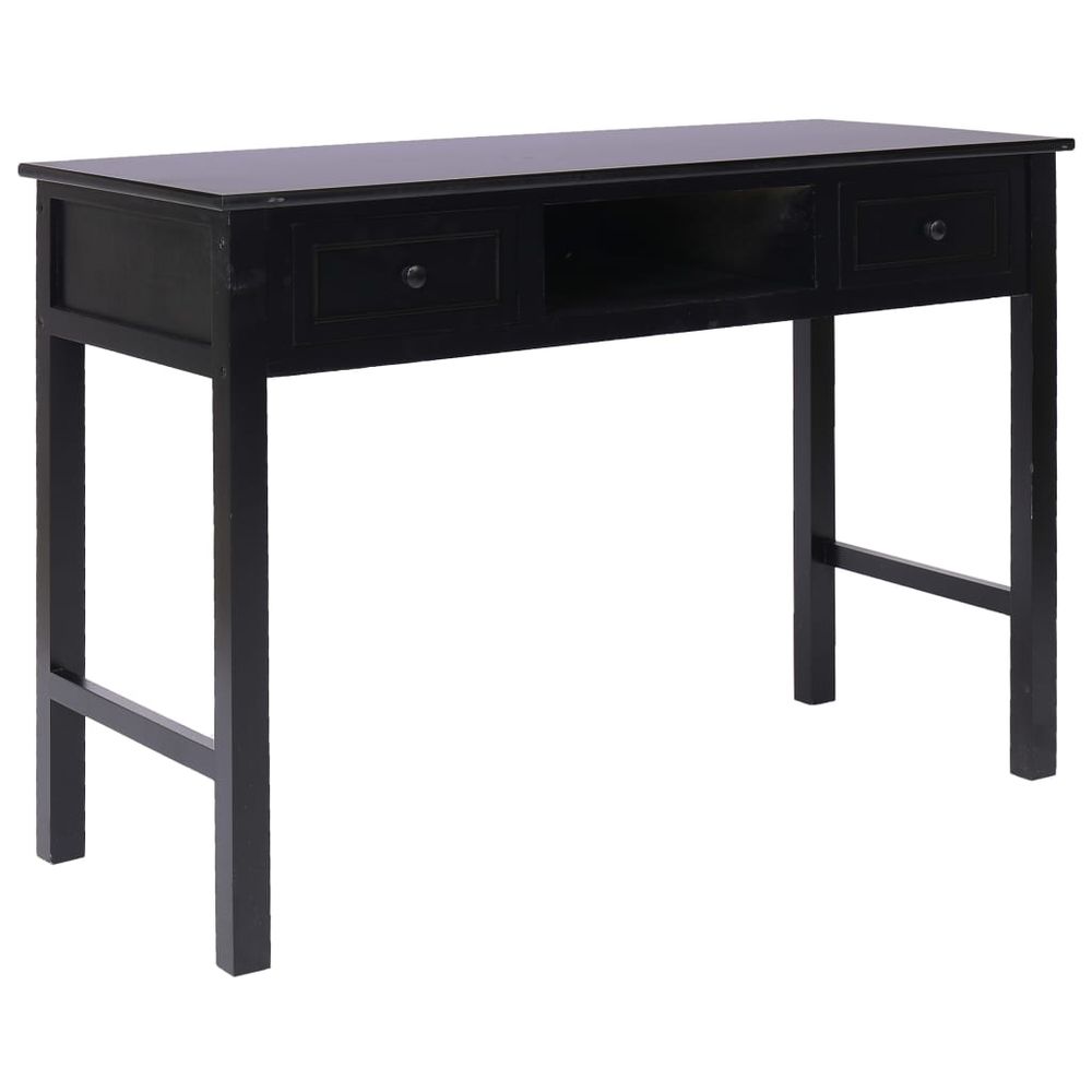 Writing Desk Grey 110x45x76 cm Wood