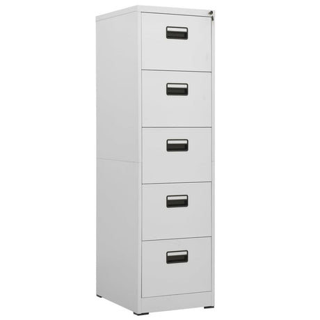 Filing Cabinet White 46x62x72.5 cm Steel