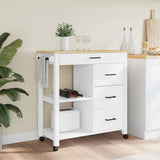 Kitchen Trolley 84x40x90 cm Solid Wood Pine