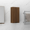 Wall-mounted Bathroom Cabinet Smoked Oak 32x20x67 cm