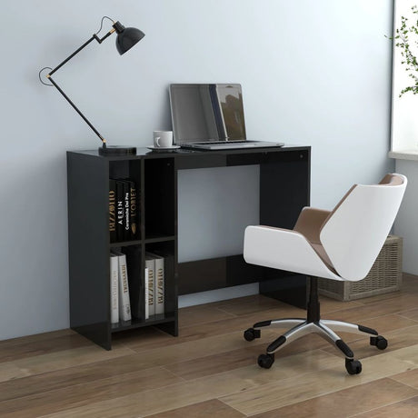 Notebook Desk White 102.5x35x75 cm Engineered Wood