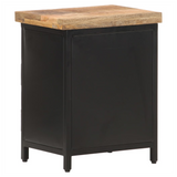 Bedside Cabinet 40x30x52 cm Rough Mango Wood