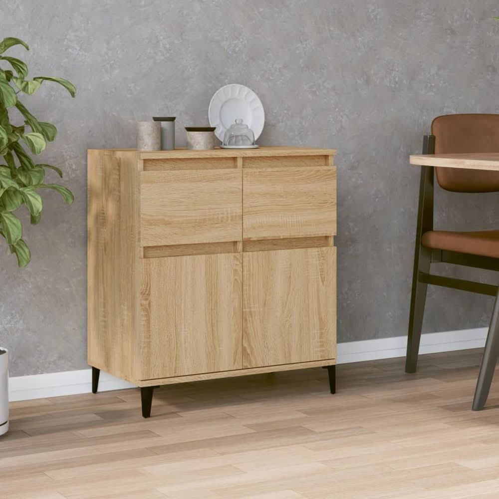 Sideboard White 60x35x70 cm Engineered Wood