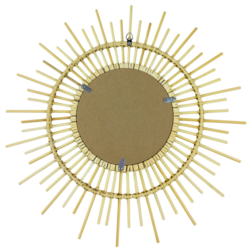 Rattan Mirrors Pointed 51cm