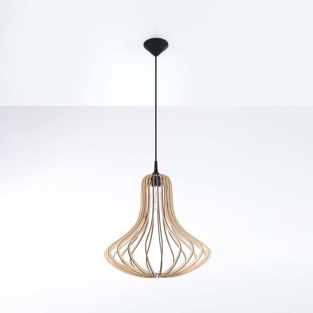 Pendant lamp wood Elza Scandinavian Design E27