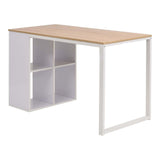 Writing Desk 120x60x75 cm Oak and White