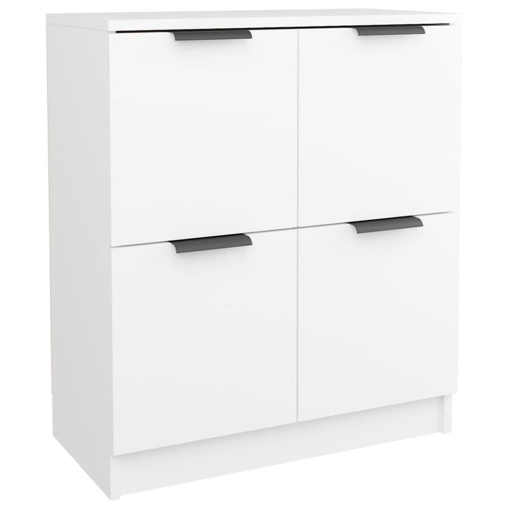 Sideboards 2 pcs White 60x30x70 cm Engineered Wood