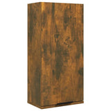 Wall-mounted Bathroom Cabinet Smoked Oak 32x20x67 cm