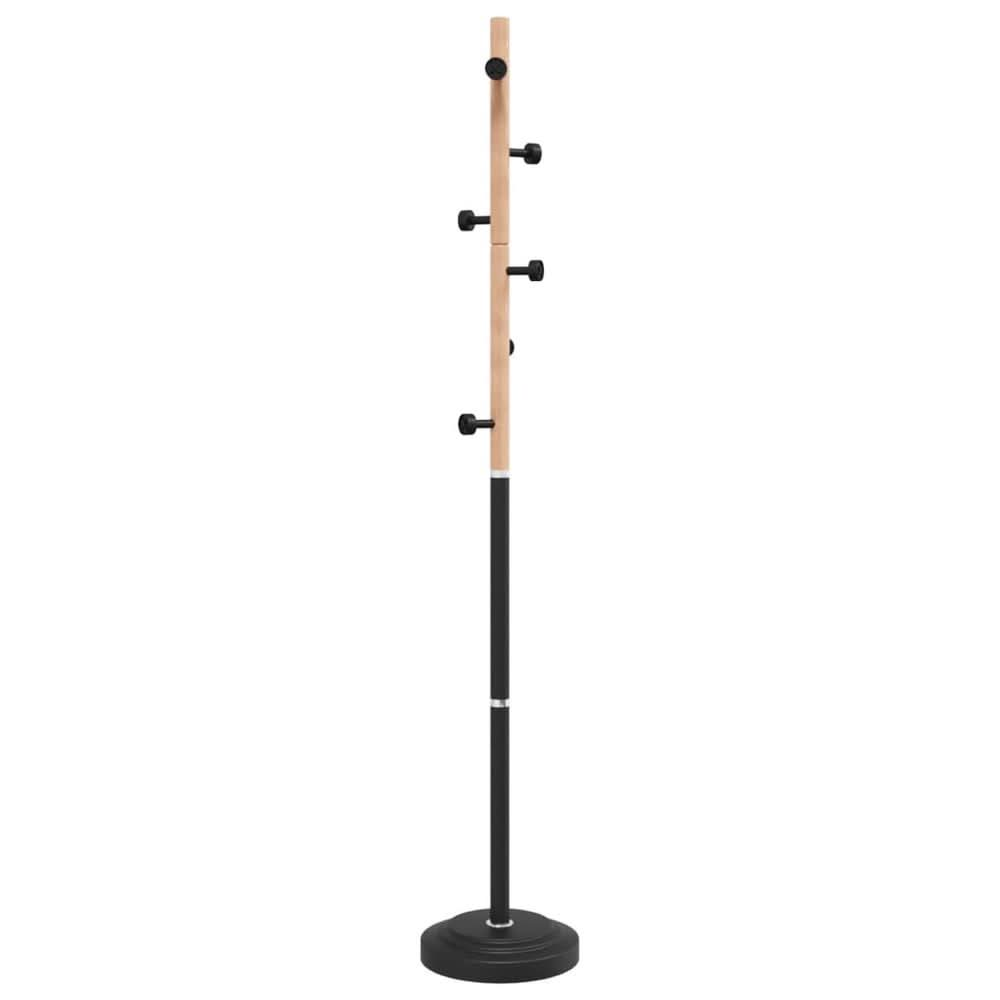 Coat Stand Black 177 cm Powder-coated Iron