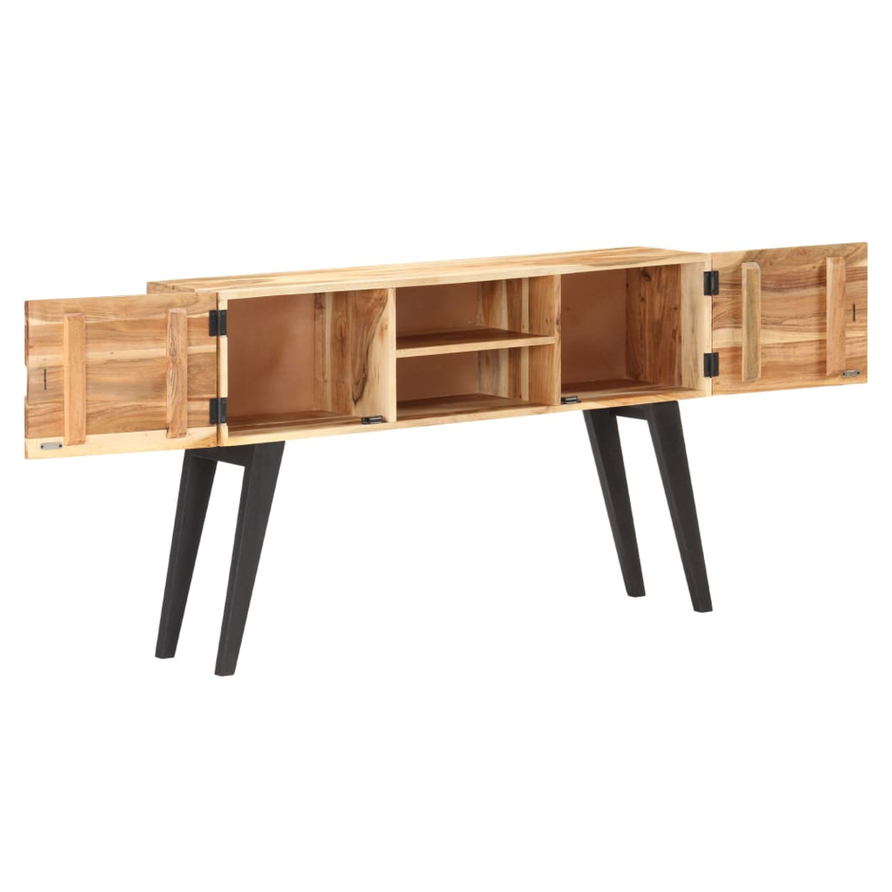 Sideboard 120x30x75 cm Solid Acacia Wood