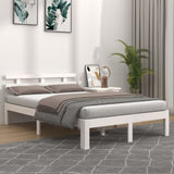 Bed Frame Grey Solid Wood 90x190 cm 3FT Single