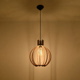 Pendant lamp wood Arancia Scandinavian Design E27