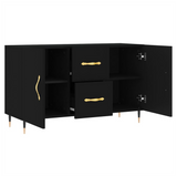 Sideboard Black 100x36x60 cm Engineered Wood