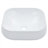 Wash Basin 44.5x39.5x14.5 cm Ceramic White