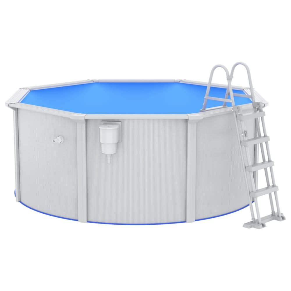 Swimming Pool with Safety Ladder 300x120 cm