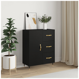 Sideboard Black 69.5x34x90 cm Engineered Wood