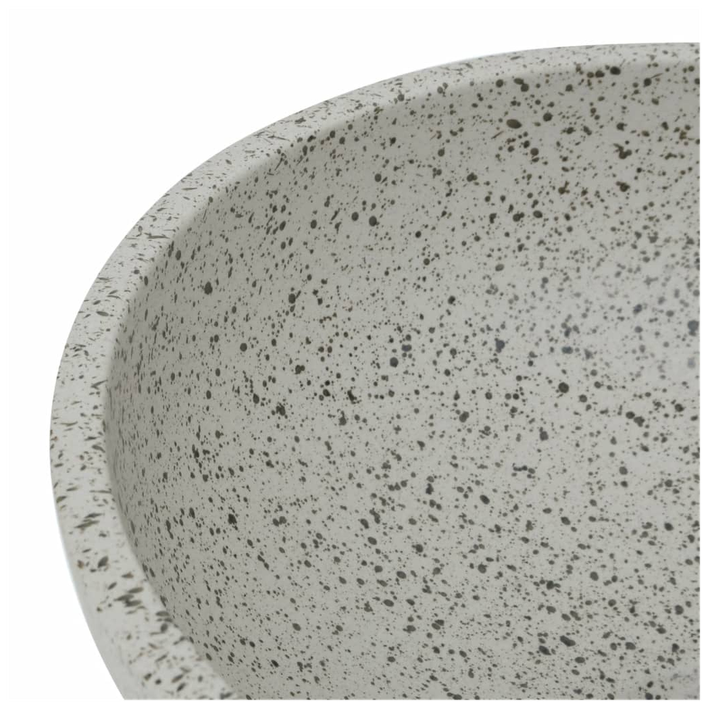 Countertop Basin Grey Round Φ41x14 cm Ceramic