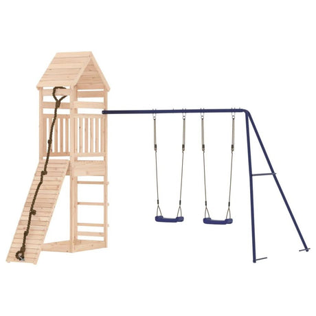 Outdoor Playset Solid Wood Pine