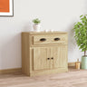 Sideboard White 70x35.5x67.5 cm Engineered Wood