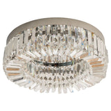 Crystal Ceiling Light Chandeliers Stainless Steel Pendant Silver