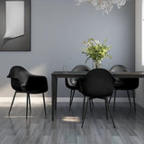 Dining Chairs 4 pcs Black