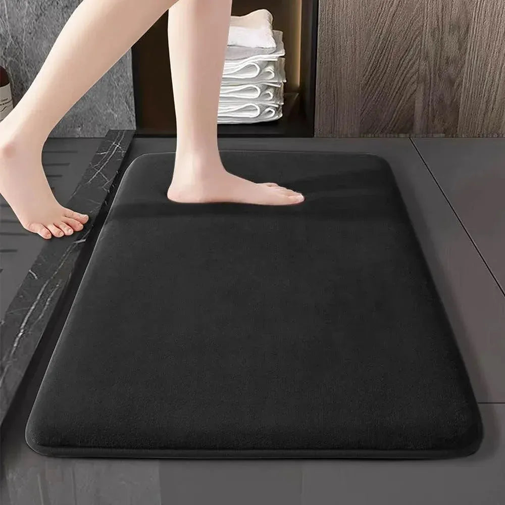 Thickened Floor Mat Memory Cotton Absorbent Non-slip Home Entrance Bedroom Living Room Carpet Kitchen Bathroom Doormat Foot Mat