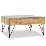 Coffee Table 80x80x40 cm Solid Teak