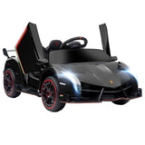 Lamborghini Veneno Licensed Electric Ride-on Car with Remote- Black