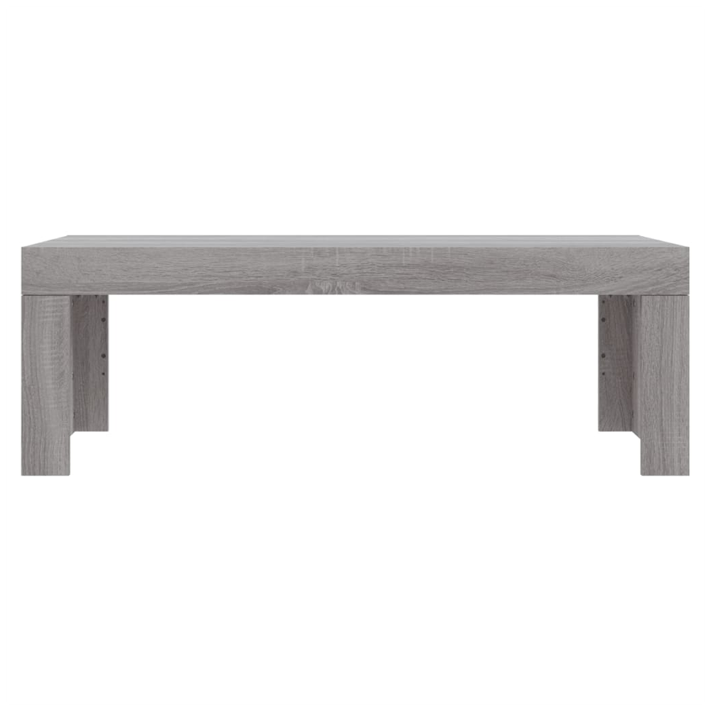 Coffee Table Grey Sonoma 102x50x36 cm Engineered Wood