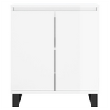 Sideboard High Gloss White 60x35x70 cm Engineered Wood