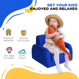 2 In 1 Kids Sofa Armchair Chair Fold Out Flip Open Baby Bed Couch Toddler Sofa