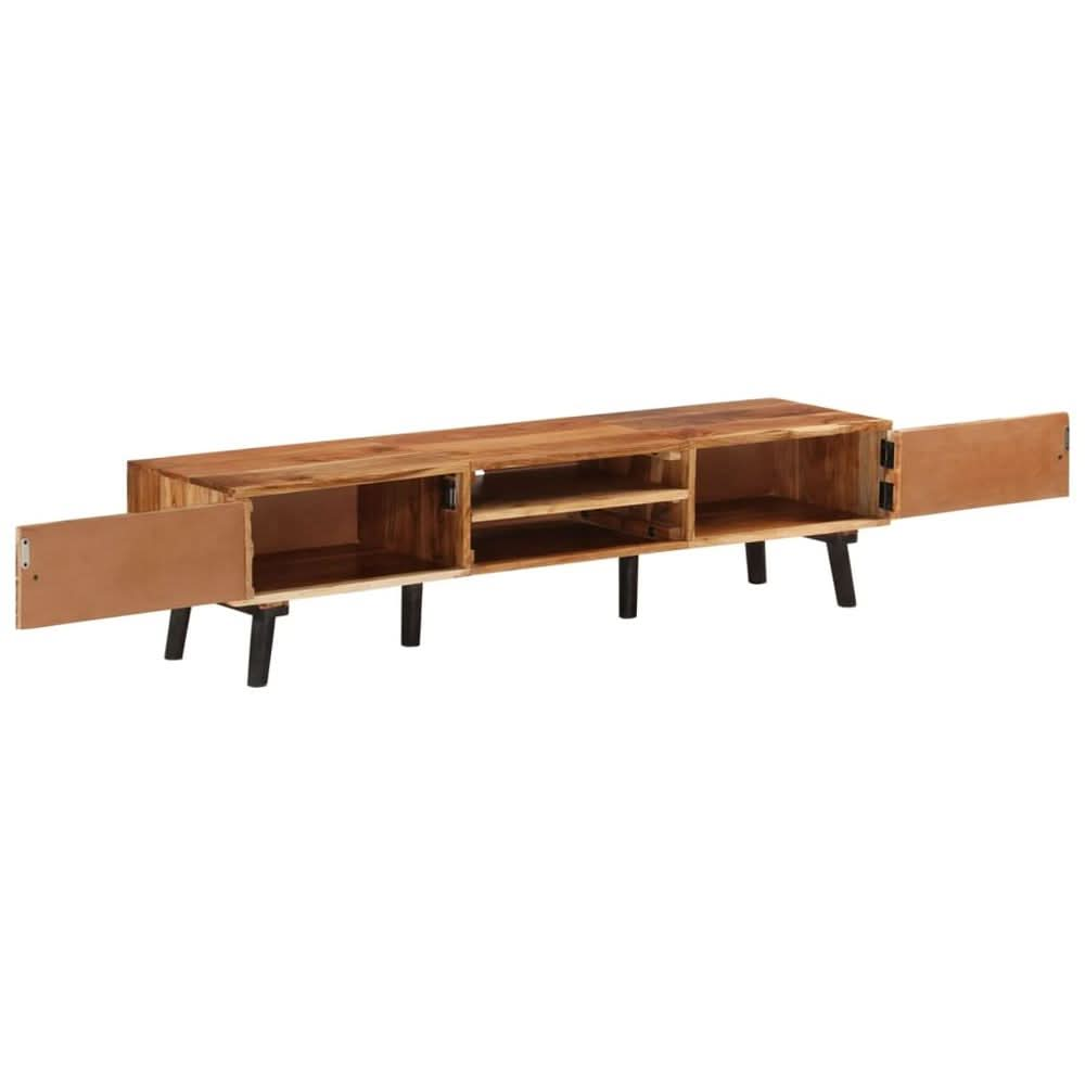 TV Cabinet 145x35x35 cm Solid Acacia Wood