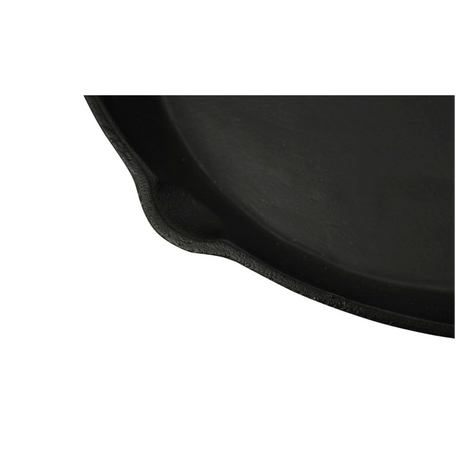 Grill Fry Pan Cast Iron 30 cm Round