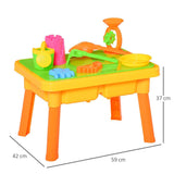 Sand and Water Table 16 pcs Beach Toy Set 2 in 1 Activities Playset