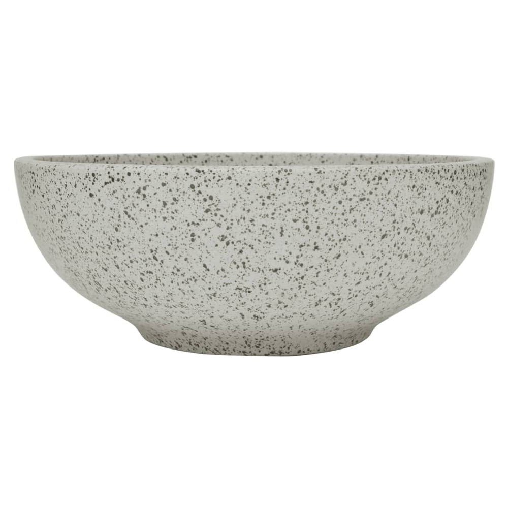 Countertop Basin Grey Round Φ41x14 cm Ceramic