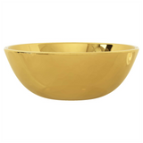 Wash Basin 28x10 cm Ceramic Gold