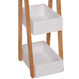 Bathroom A-Shape Rack, 3-Tier-Bamboo