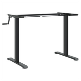 Standing Desk Frame Black (94-135)x60x(70-114) cm Steel