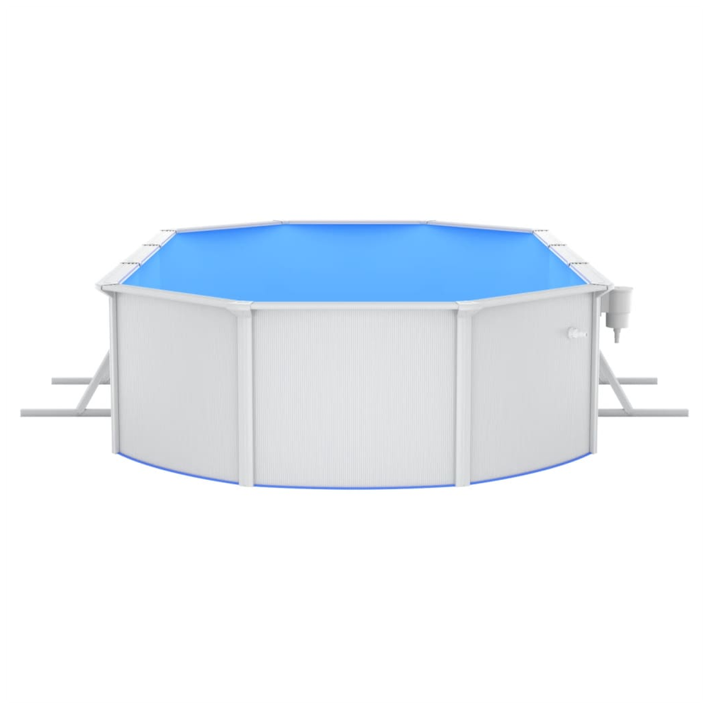 Swimming Pool with Safety Ladder 610x360x120 cm