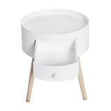 Round Coffee Table,  ?38 x 45H cm-White