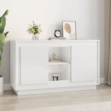 Sideboard White 102x35x60 cm Engineered Wood