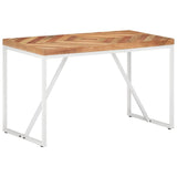 Dining Table 120x60x76 cm Solid Acacia and Mango Wood